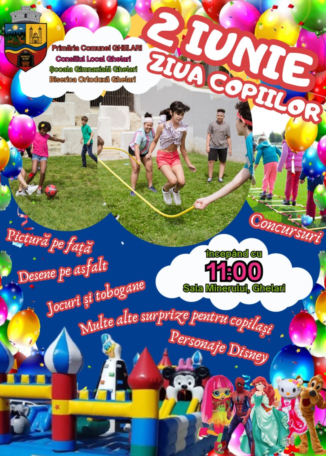 🎉 Ziua Copilului – 2 Iunie la Ghelari! 🎉
