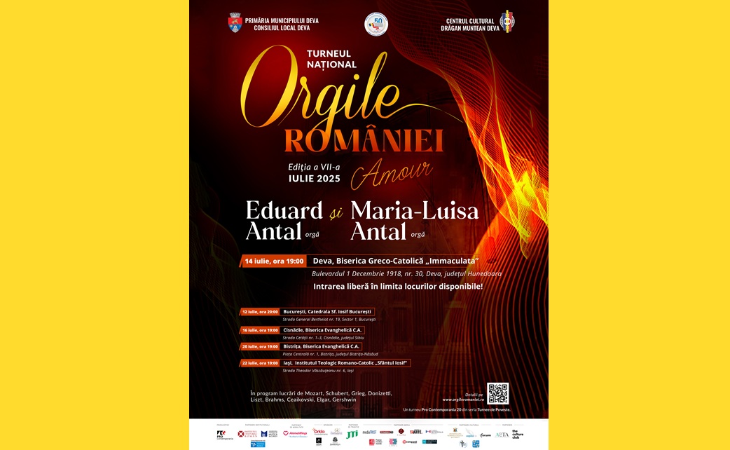 „L`amour” – Recital extraordinar de orgă la Deva