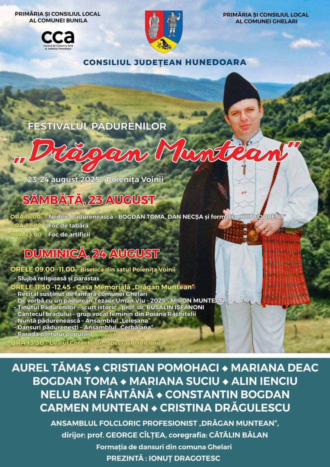 VA RĂSUNA IAR DOINA ÎN DEALUL CORNETULUI – CEL MAI IUBIT FESTIVAL AL PĂDURENILOR VA AVEA LOC PE 23 ȘI 24 AUGUST ÎN POIENIȚA VOINII