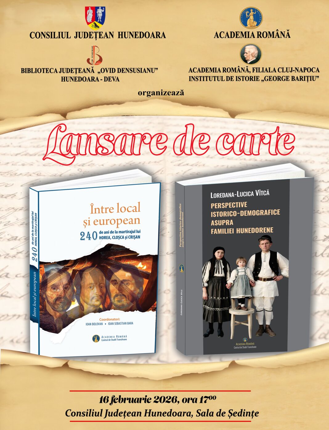Între local şi european: 240 de ani de la martirajul lui Horea, Cloşca şi Crişan