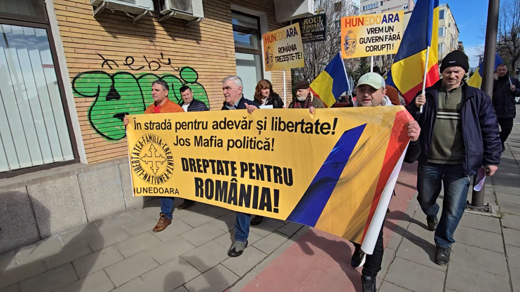 PROTESTUL DE ASTĂZI DE LA DEVA A FOST PAȘNIC