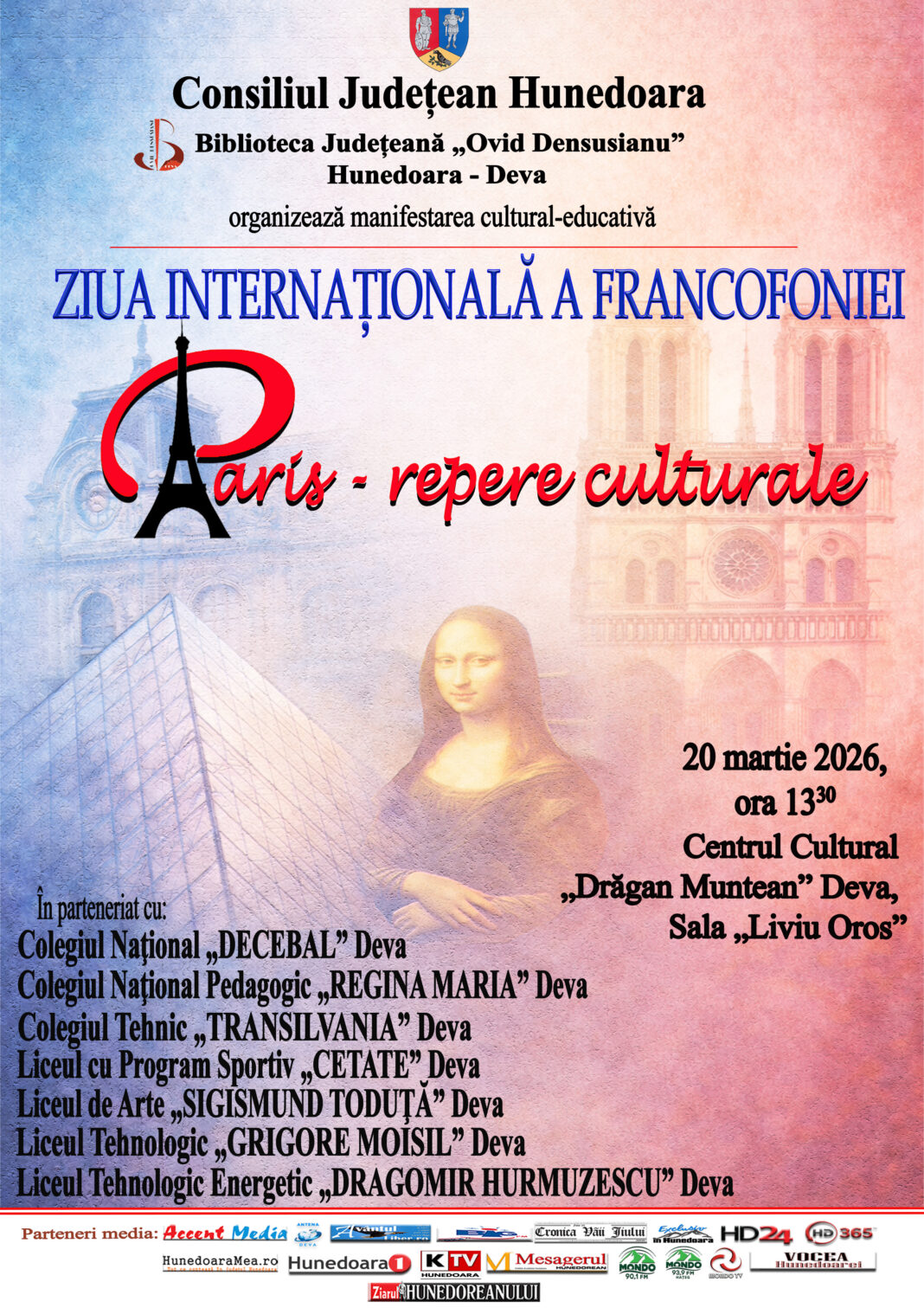 Ziua Francofoniei sărbătorită de Biblioteca Județeană