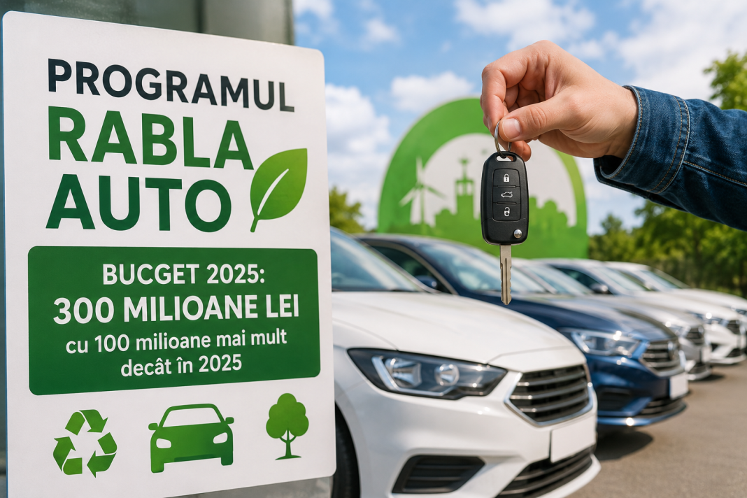 Rabla 2026 începe din iunie. Alocare de 300 de milioane de lei pentru mașini noi