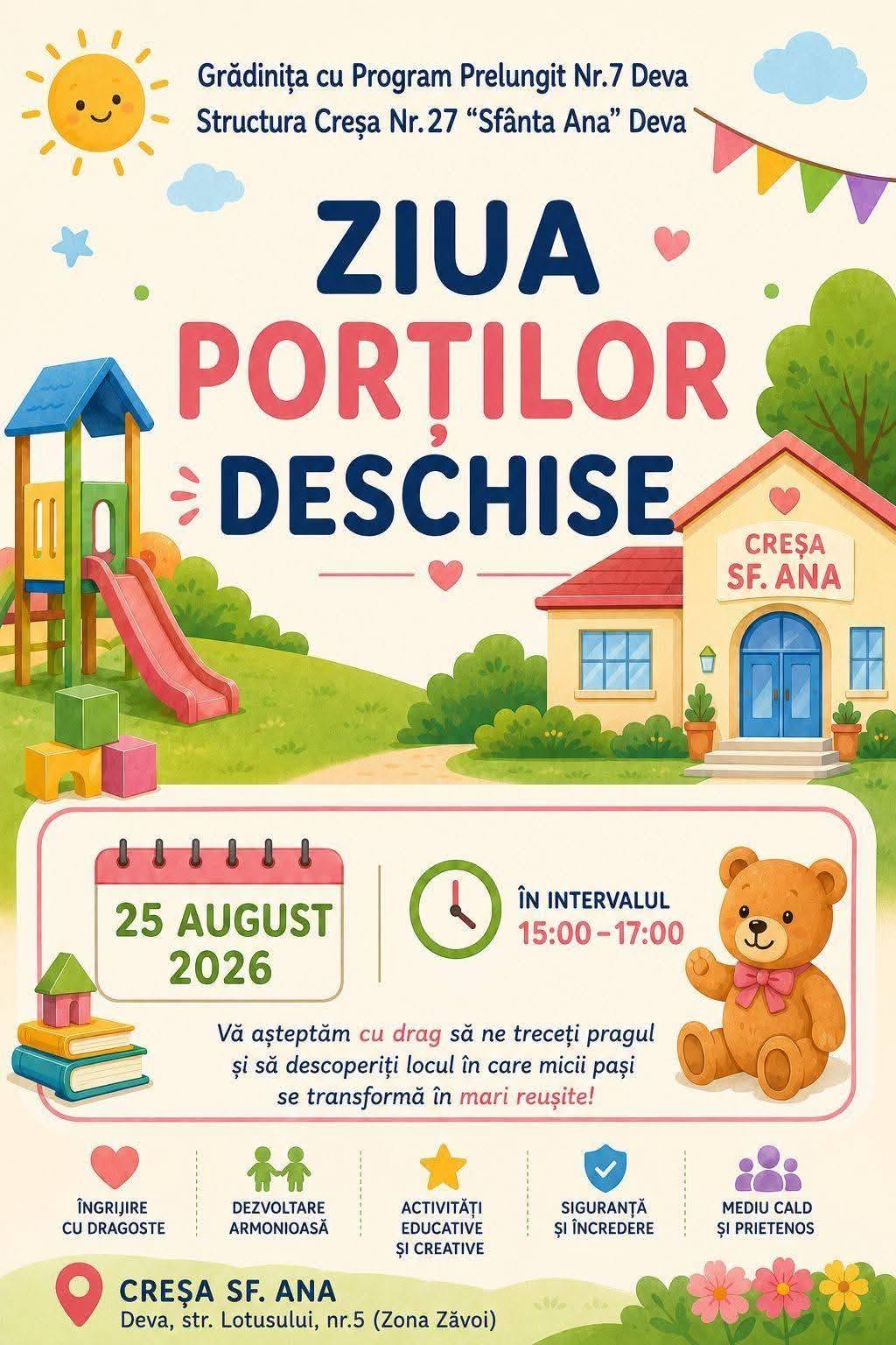ZIUA PORȚILOR DESCHISE – CREȘA „SFÂNTA ANA” DEVA!!!