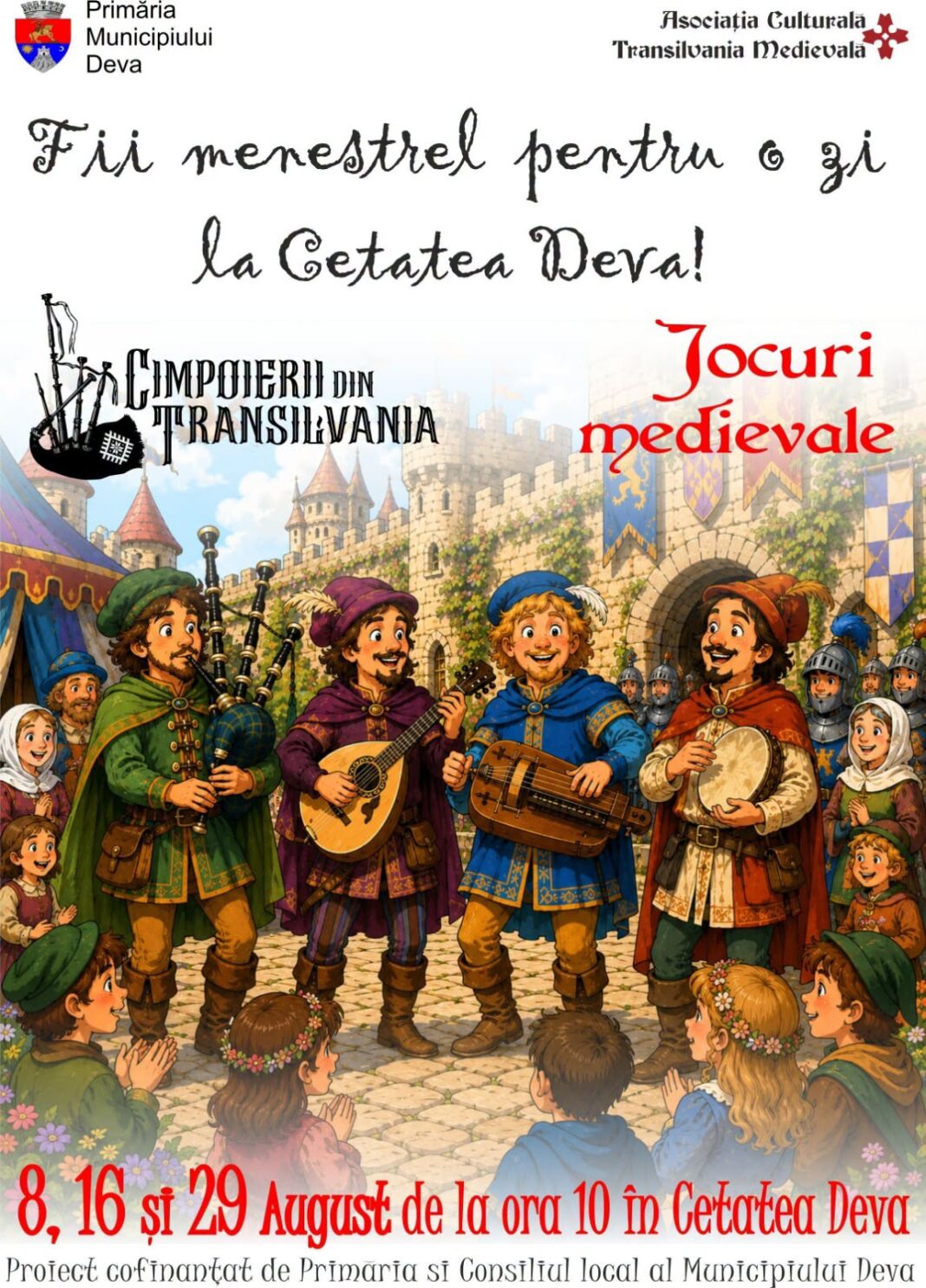 EXPERIENȚE MEDIEVALE ÎN CETATEA DEVEI!!!