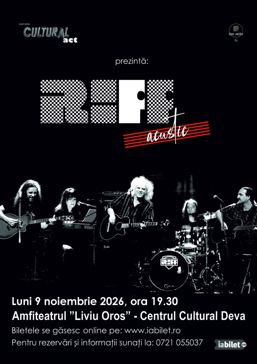Concertul, intitulat „RIFF Acustic”, la Deva
