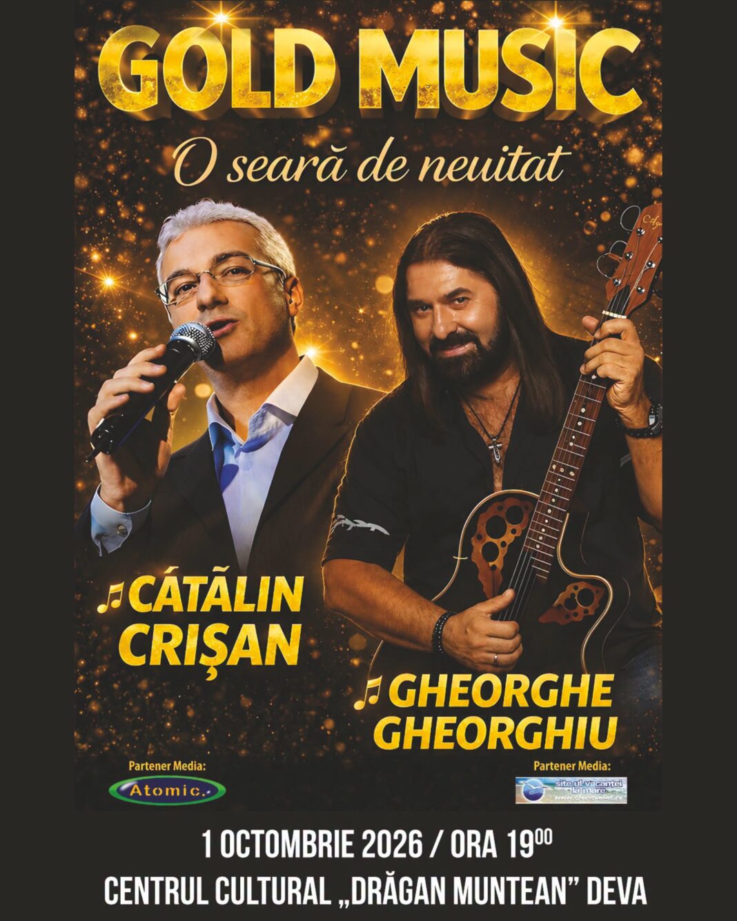 DOUĂ VOCI ÎNDRĂGITE ALE MUZICII ROMÂNEȘTI: CĂTĂLIN CRIȘAN ȘI GHEORGHE GHEORGHIU