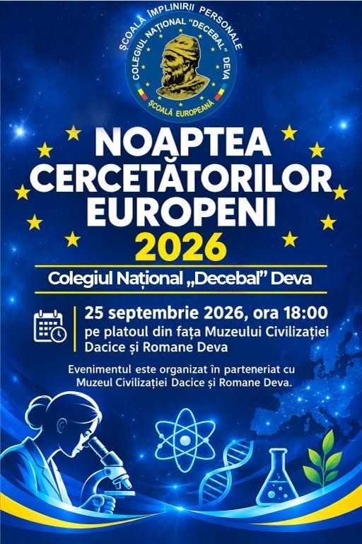 NOAPTEA CERCETĂTORILOR EUROPENI 2026!!!