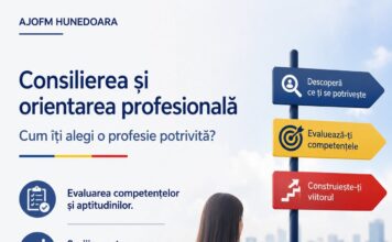 Alegerea unei profesii sau schimbarea carierei poate reprezenta un pas important în viața profesională