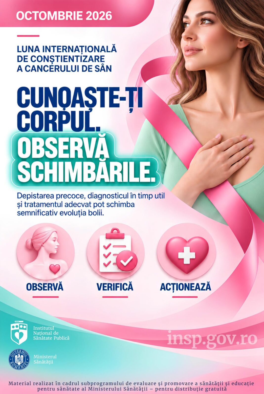 „OCTOMBRIE ROZ” – SESIUNI DE INFORMARE ȘI EDUCARE A COMUNITĂȚILOR DEFAVORIZATE PENTRU PREVENIREA CANCERULUI DE SÂN