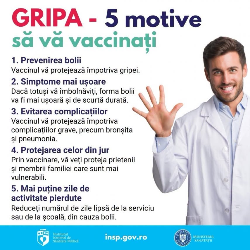 SESIUNI DE PROMOVARE A VACCINĂRII ANTIGRIPALE ÎN COMUNITĂȚILE VULNERABILE