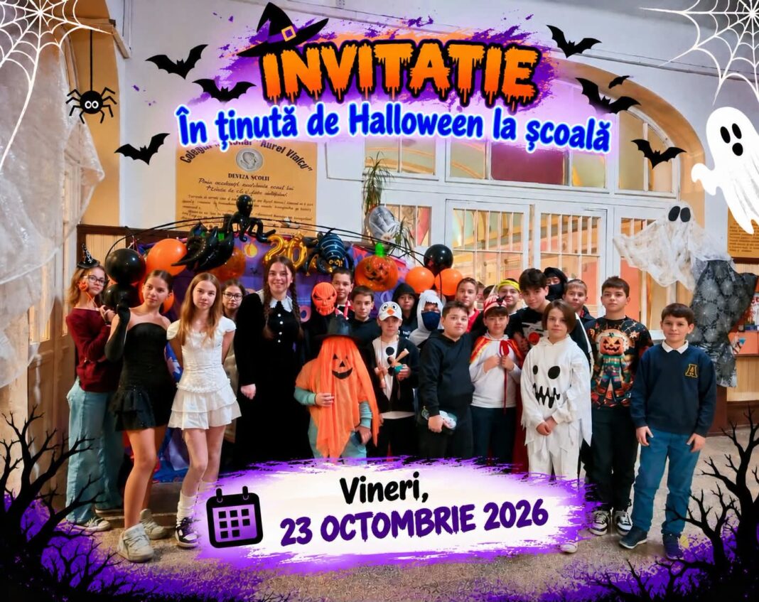 INVITAȚIE LA HALLOWEEN!